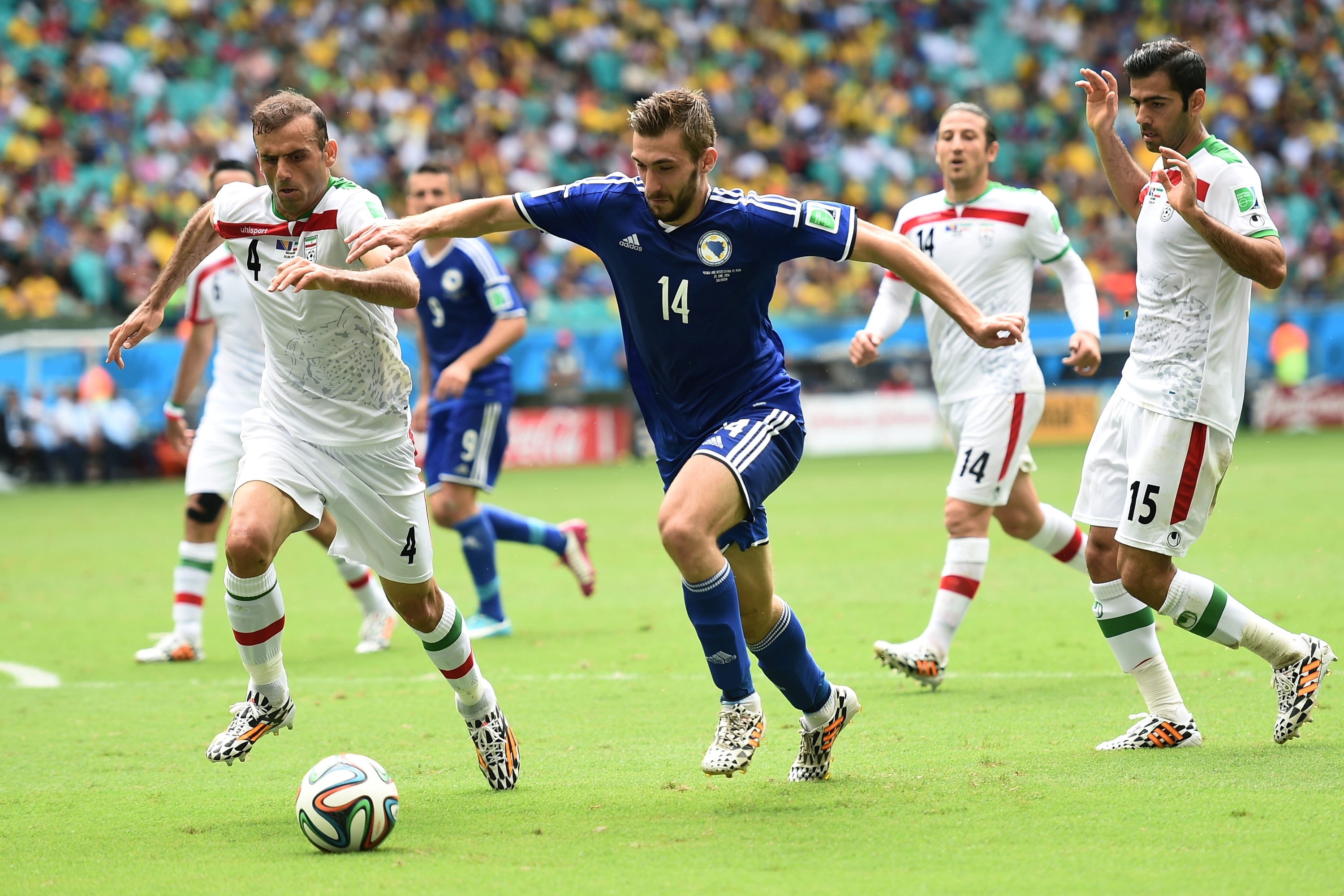 Bosnia-Herzegovina v Iran: Group F - 2014 FIFA World Cup Brazil