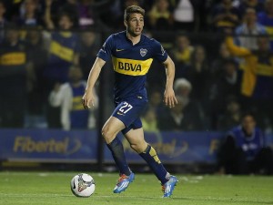 Jonathan Calleri de Boca Juniors Buenos Aires. Boca Juniors Buenos Aires vs Rosario Central. Copa TOTAL Sudamericana 2014 - Segunda Fase. 18 de septiembre de 2014. Estadio: Alberto J. Armando - Bombonera (Buenos Aires, Argentina). PUBLICATIONxINxGERxSUIxAUTxHUNxPOLxRUSxSWExFRAxNEDxESPxONLY Jonathan Calleri de Boca Juniors Buenos Aires Boca Juniors Buenos Aires vs Rosario Central Copa Total Sudamericana 2014 Segunda Chamfer 18 de de 2014 Estadio Alberto J Armando Bombonera Buenos Aires Argentina PUBLICATIONxINxGERxSUIxAUTxHUNxPOLxRUSxSWExFRAxNEDxESPxONLY